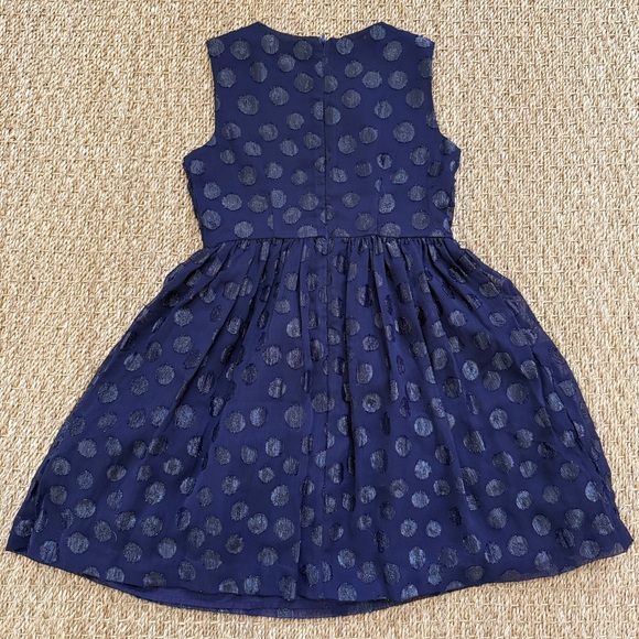 Tommy Hilfiger Girls Shimmer Polka Dot Dress Size 6 - Picture 7 of 11